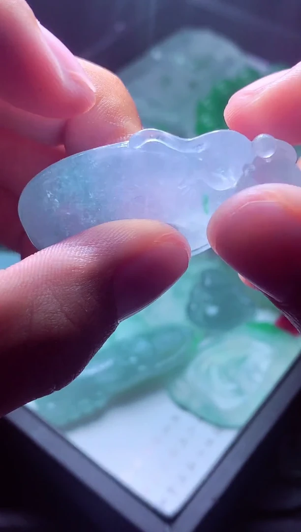 未镶嵌定制翡翠振*#毛货翡翠定制