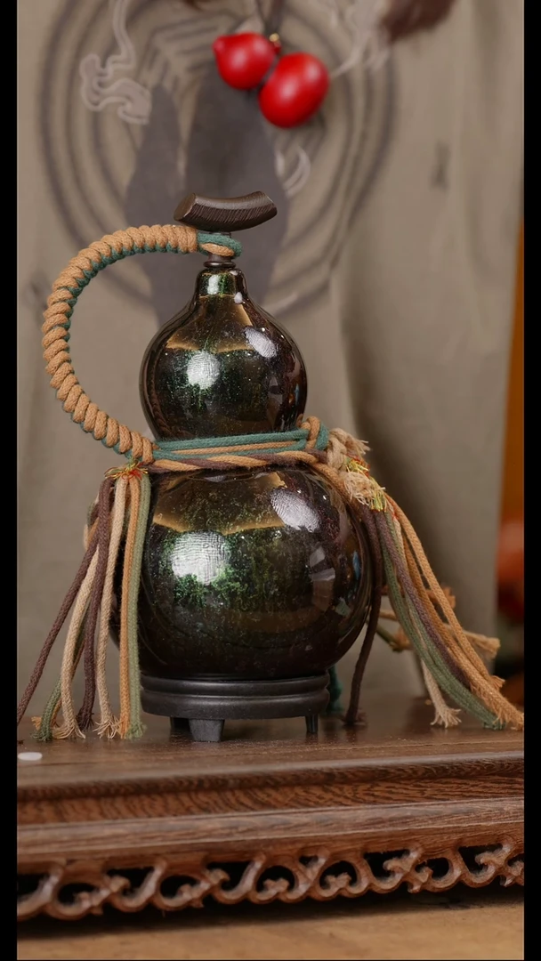 199号精品天然大漆酒葫芦一物一拍~