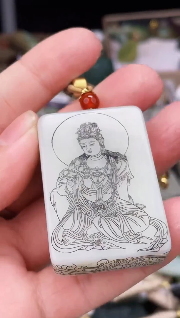 颈饰未镶嵌和田玉1