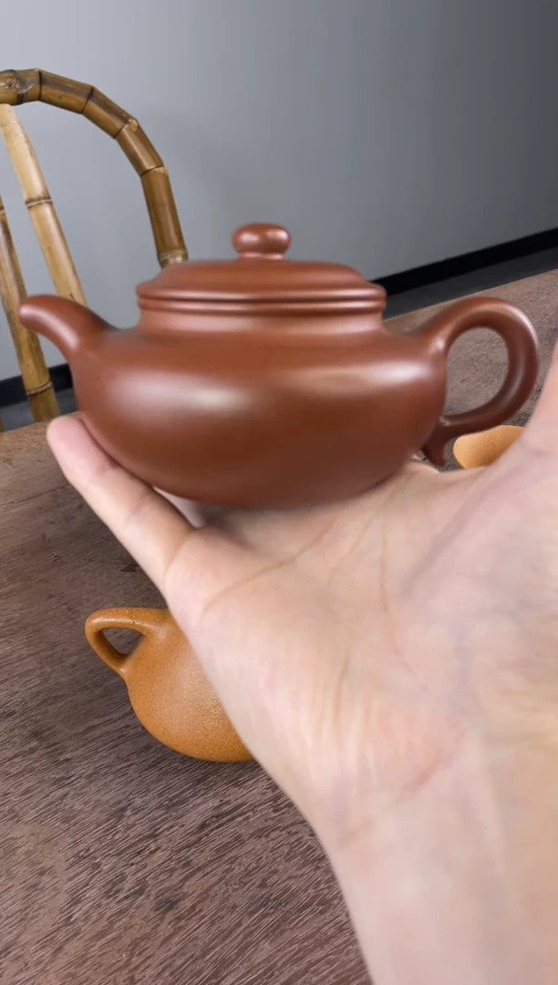 茶壶紫砂仿古 底槽清 蒋老师半手精工
