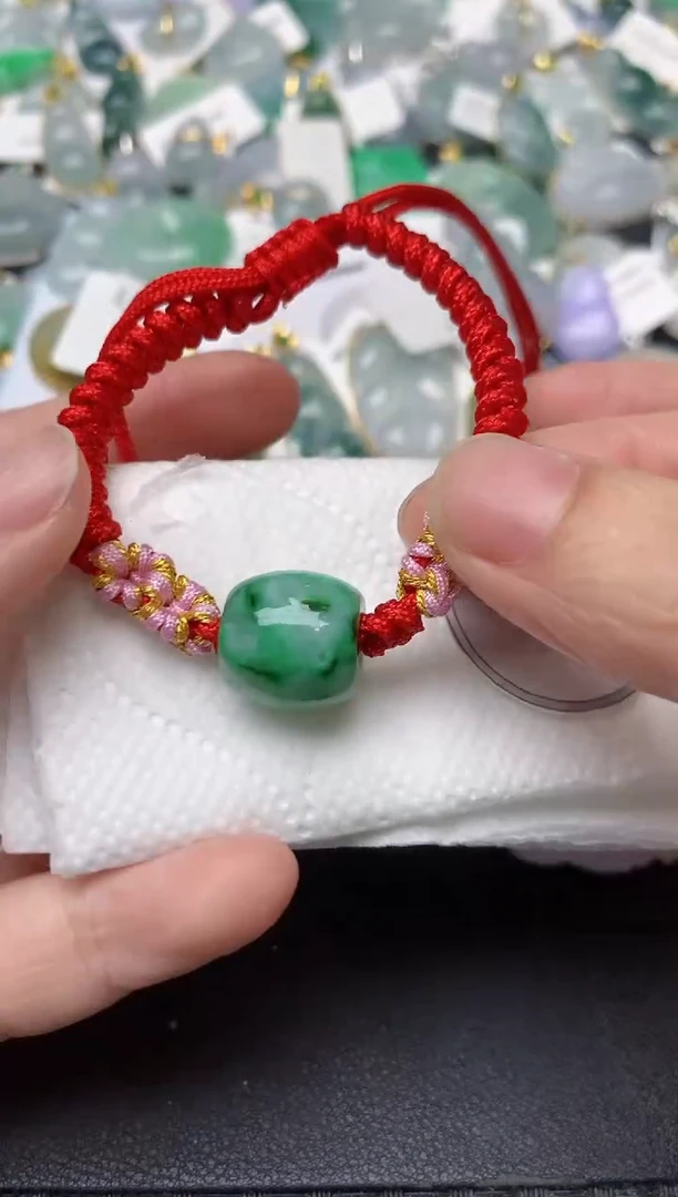 颈饰未镶嵌翡翠天然缅甸A货翡翠1