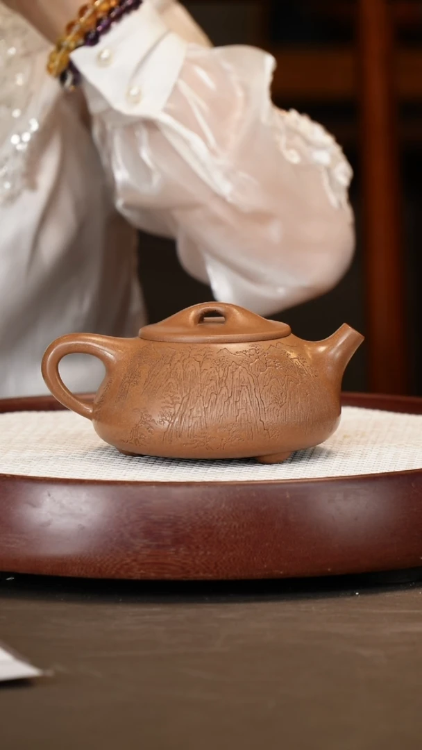 茶壶紫砂【邵忠源】玉砂段景舟石瓢 500CC