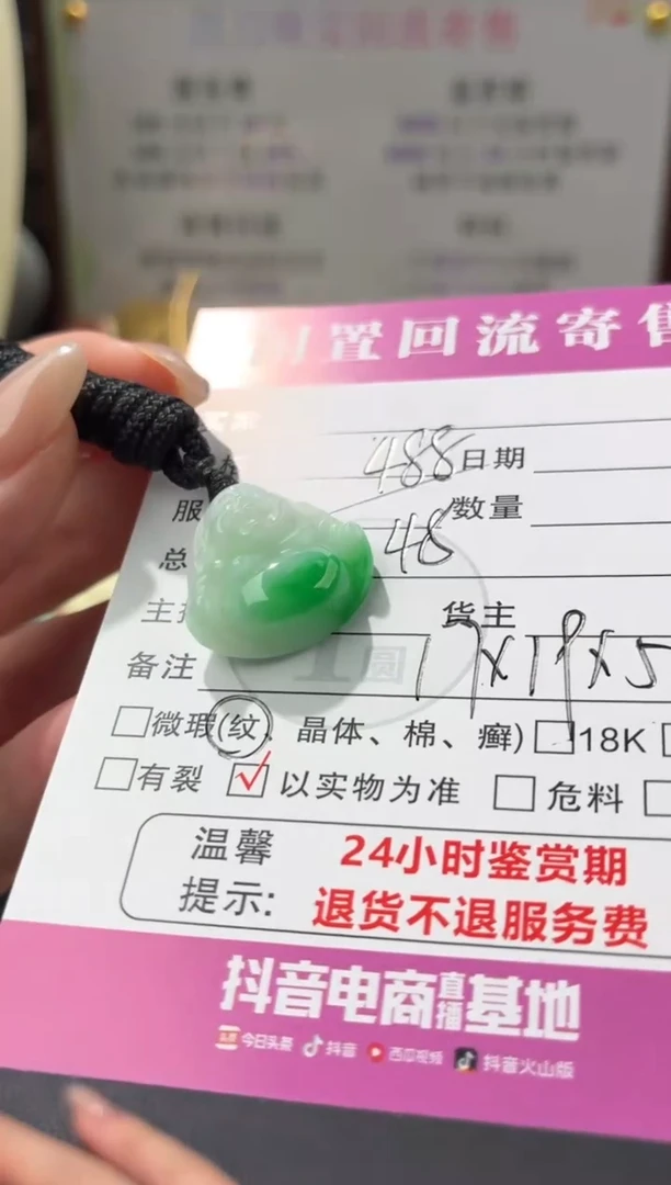 颈饰未镶嵌翡翠00003090