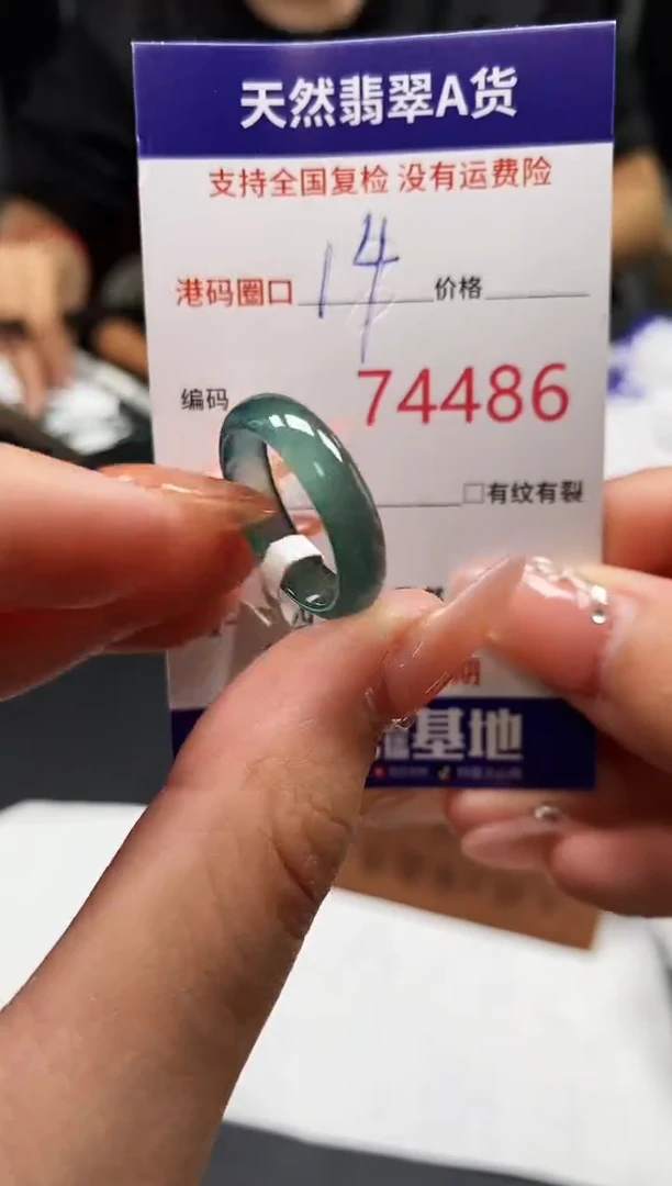 未镶嵌戒指翡翠天然A货翡翠4486