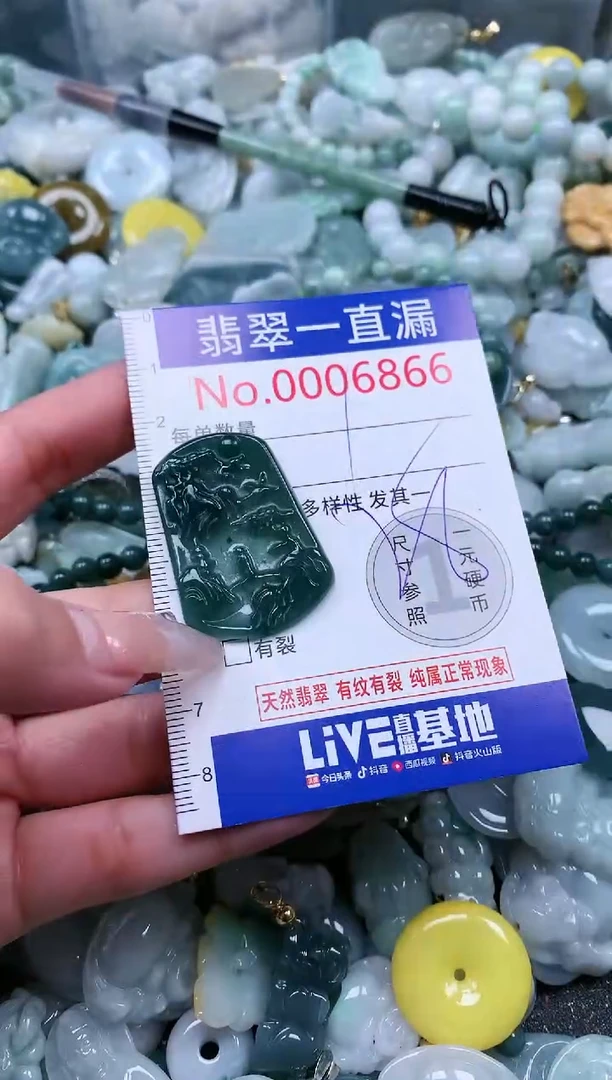 【闪购商品】翡翠吊坠(不含链)未镶嵌6866