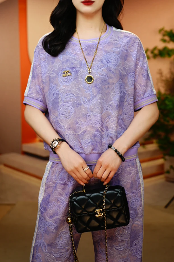 香草玫瑰-新款2025时尚舒适百搭减龄优雅轻奢气质套装