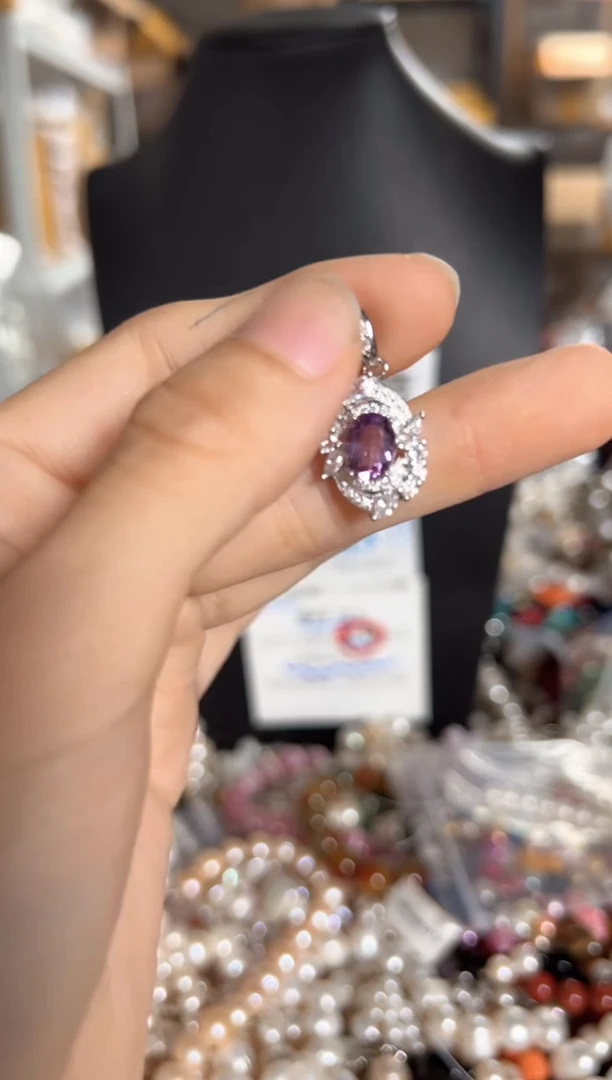 淡水珍珠珠宝奇石未镶嵌YC吊坠一个