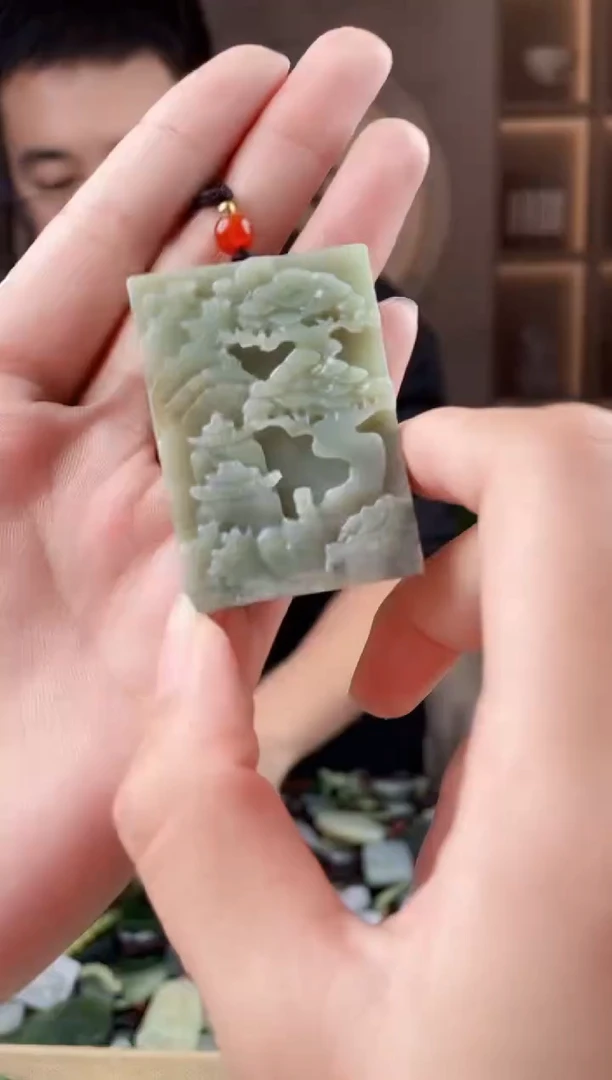 未镶嵌和田玉挂件拍一发一，