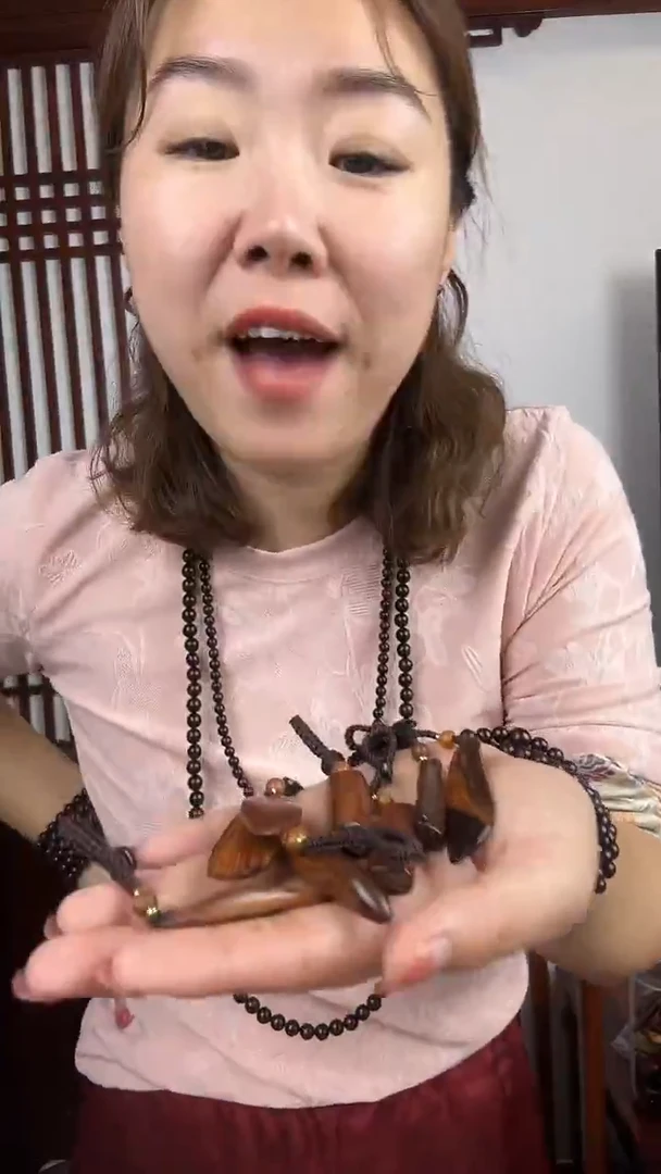 黄花梨/降香黄檀黄花梨随行钥匙扣3