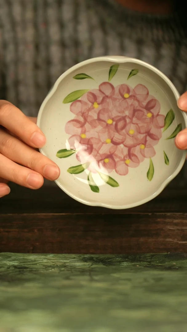 瓷器青诗集手工手绘瓷器