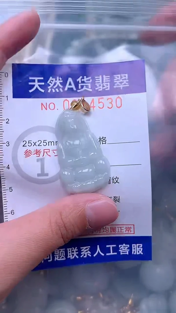吊坠(赠链)未镶嵌翡翠1