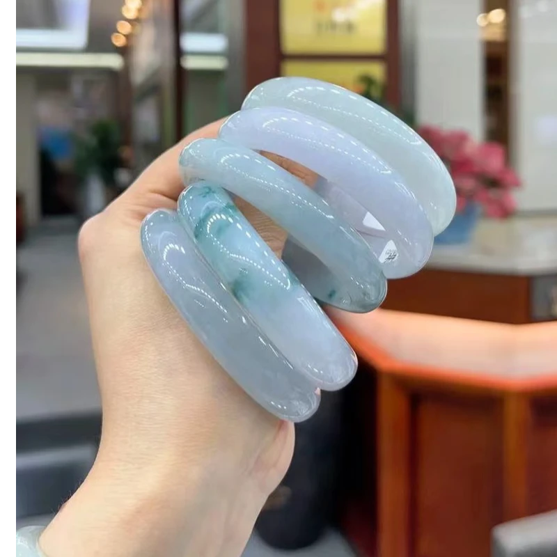 溪溪缅风精美贵妃镯冰透