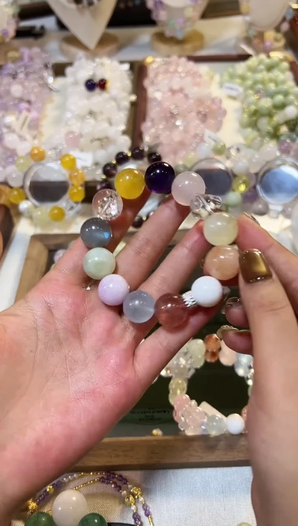 未镶嵌手串水晶【炘喜】天然水晶手串多样性发货 发其一