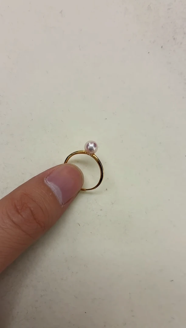 银S925镶嵌DA海水珍珠戒指6-7 y1225