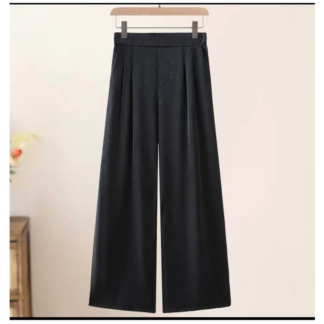 【精品妈妈】2025新款舒适垂感显瘦高端直筒裤女裤