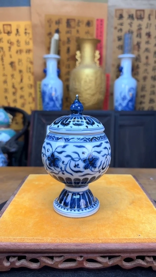 【闪购商品】瓶景德镇陶瓷客厅摆件豆豆