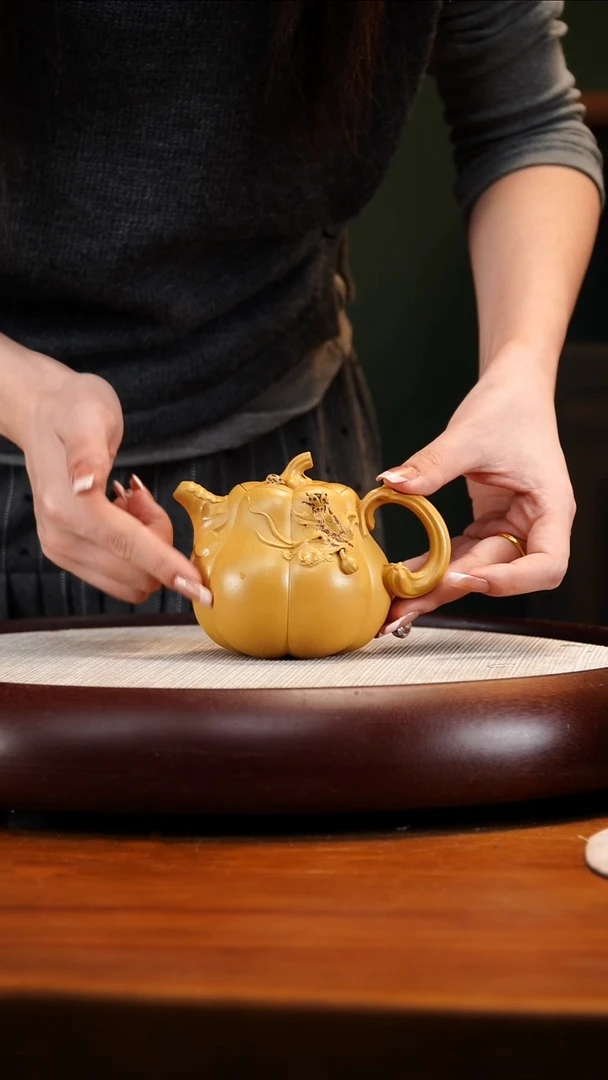 CYL57黄金朱泥南瓜230cc