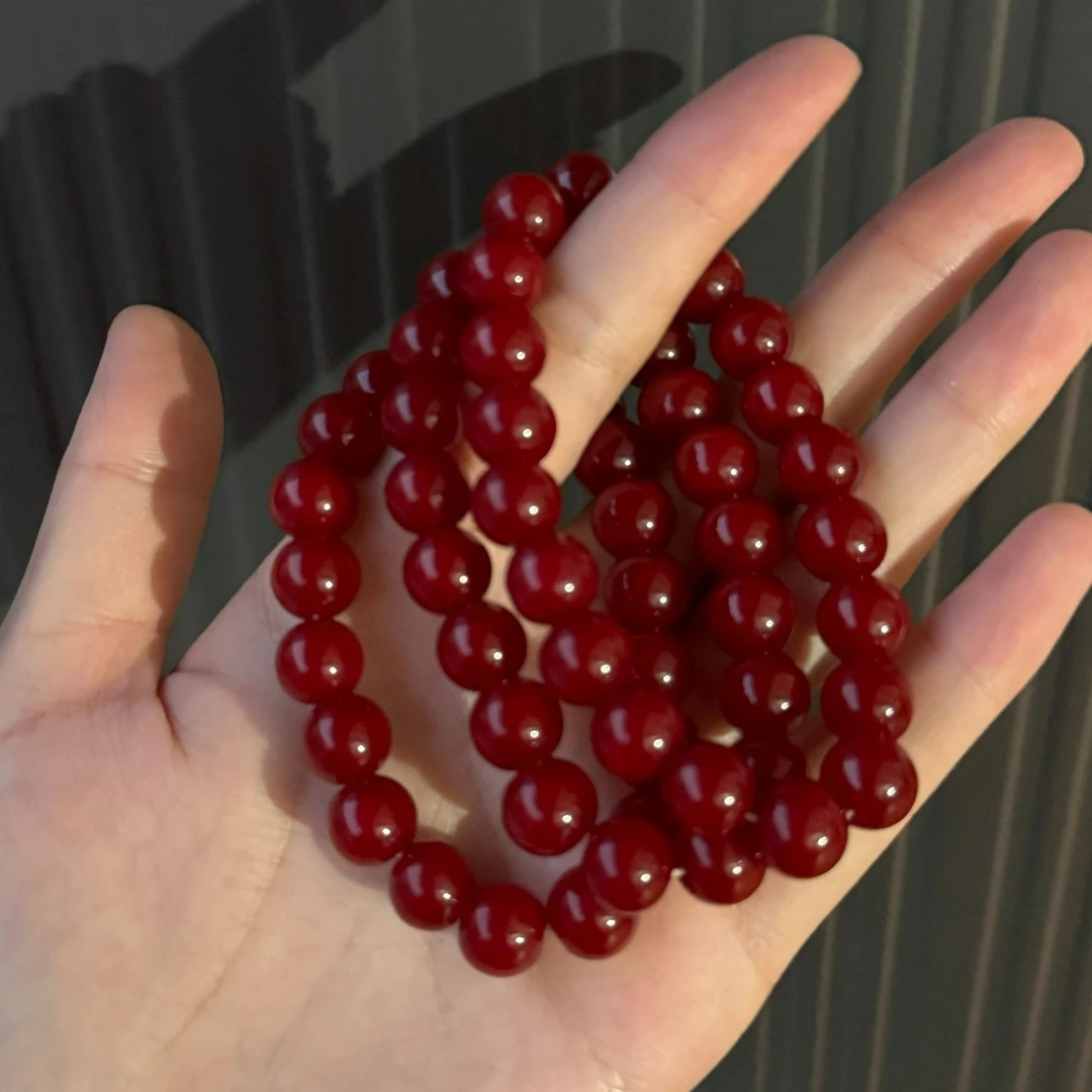 【匠心甄选】工艺珍藏手串-035单圈10m红