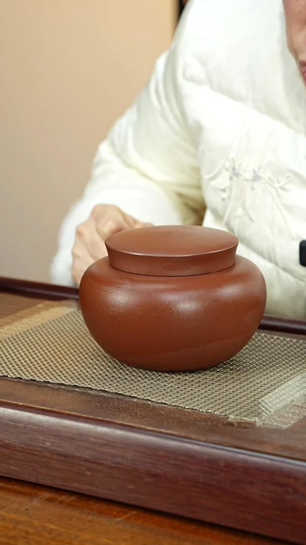 宜兴原矿紫砂茶叶罐
