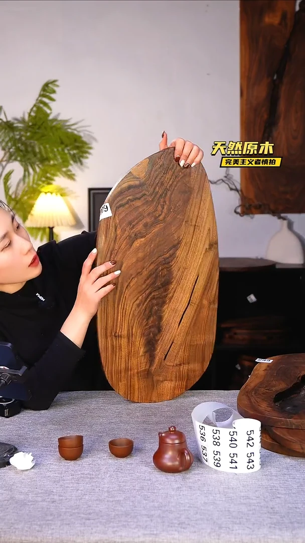 木北美黑胡桃原木.干裂疤结不属于商品质量问题完美主义者慎拍