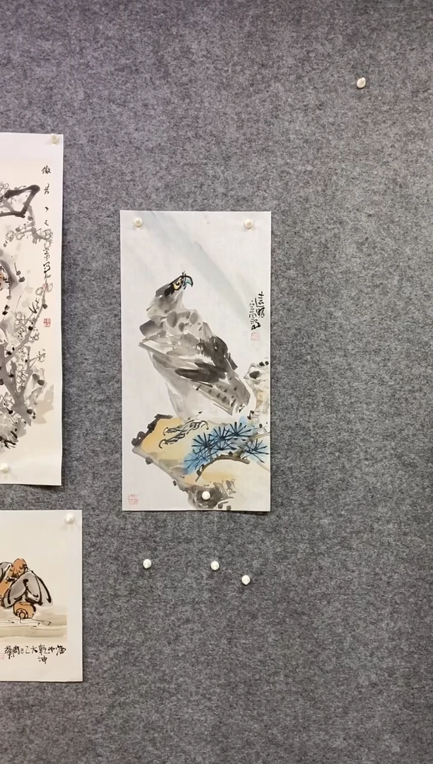 国画尚定固国画作品