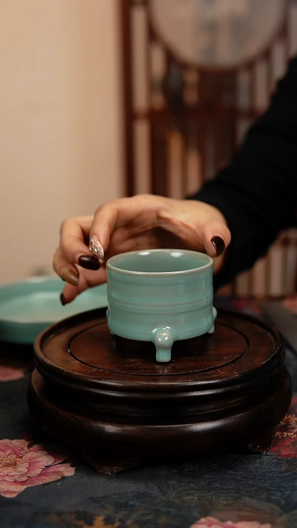 瓷片原产地原矿釉汝瓷