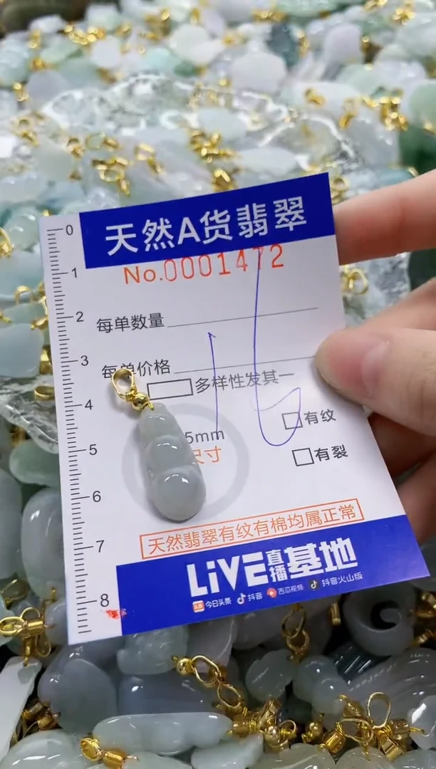 颈饰未镶嵌翡翠天然A货翡翠