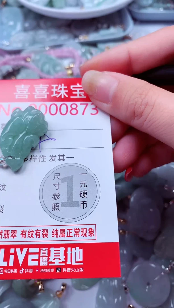 吊坠(不含链)未镶嵌翡翠873