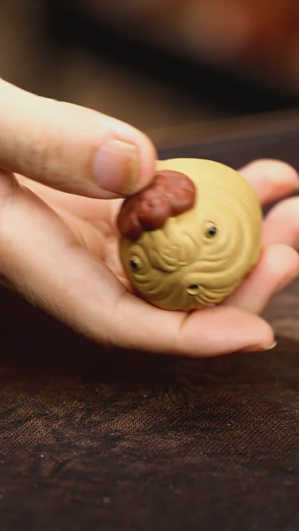 紫砂茶宠紫砂金鱼