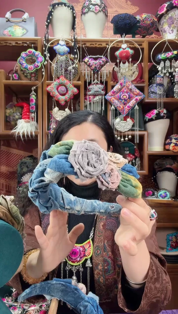 刺绣小发箍75甜甜家