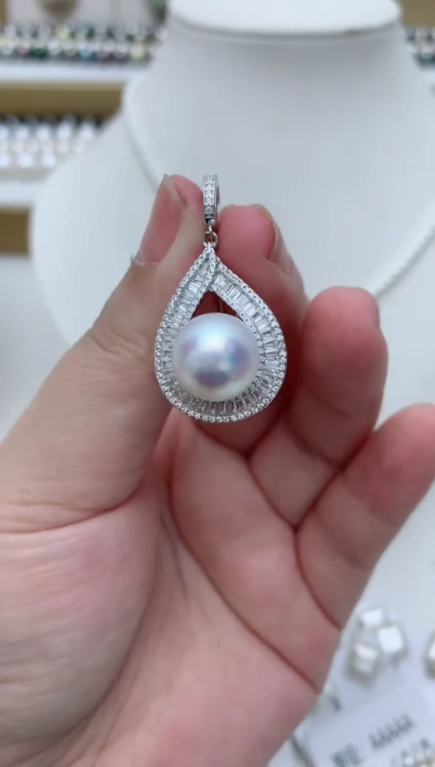 【闪购商品】海水珍珠颈饰银S925镶嵌e44