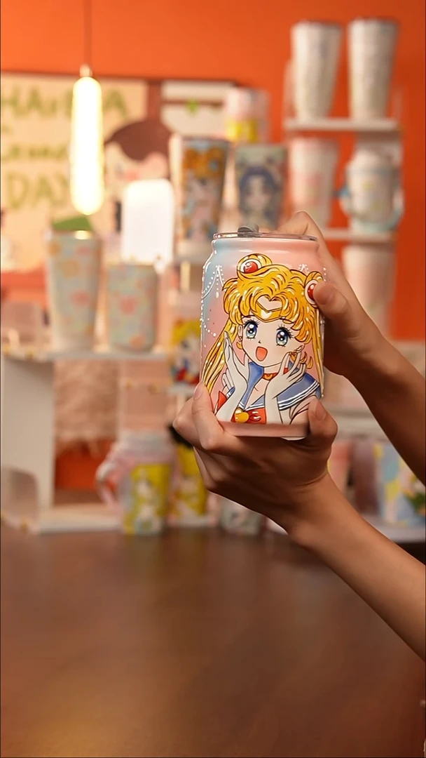 景德镇手工手绘文创陶瓷杯
