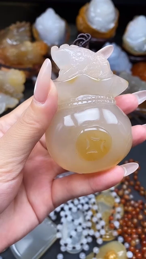 玛瑙/玉髓颈饰未镶嵌相*ss