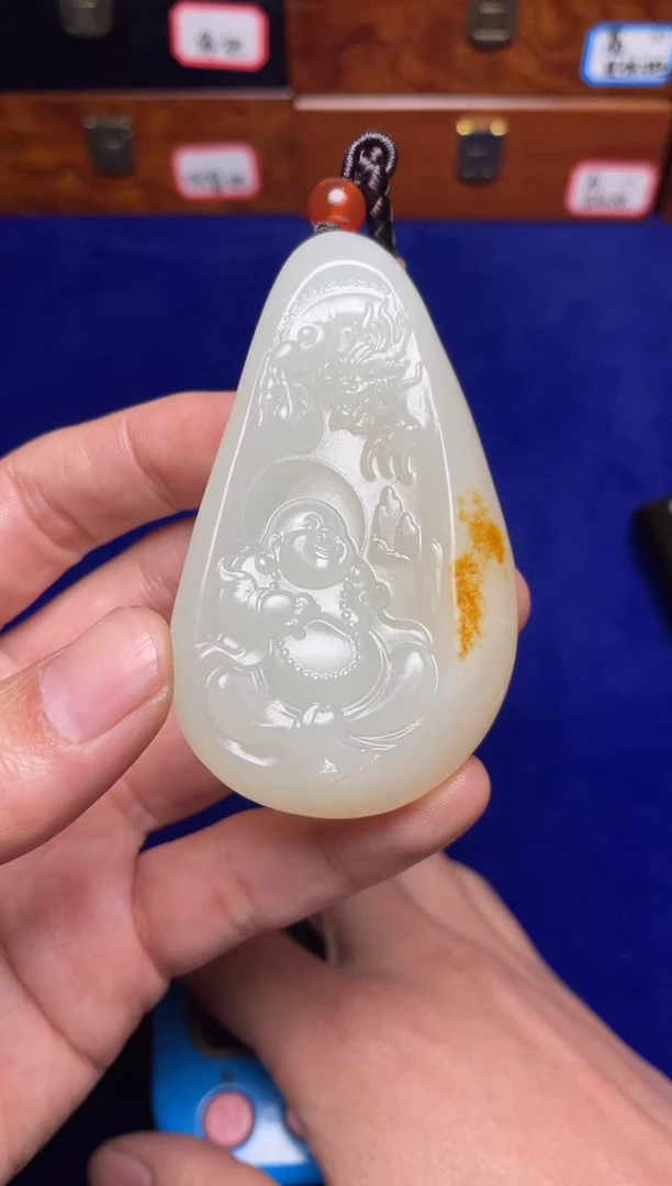 未镶嵌和田玉挂件墨*和田玉