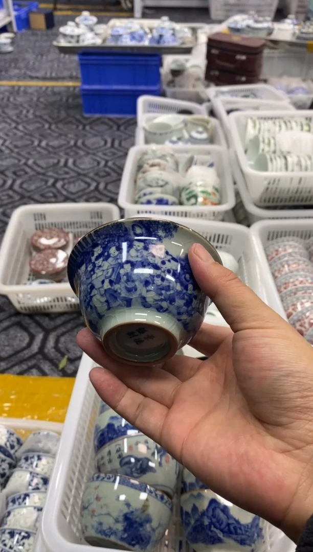 摆件陶景德陶瓷茶具容量约100