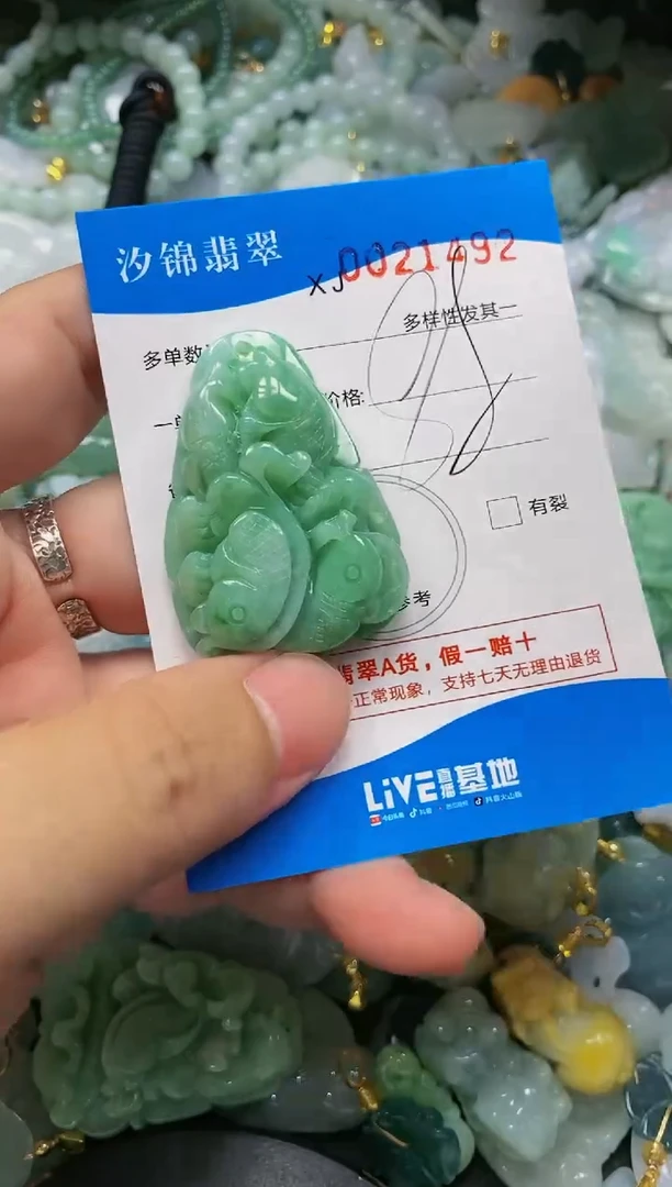 翡翠未镶嵌颈饰「***」闪购商品0021492