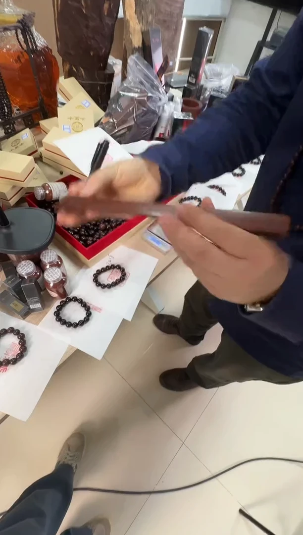 檀香紫檀（小叶紫檀）手串/手链木料标本76