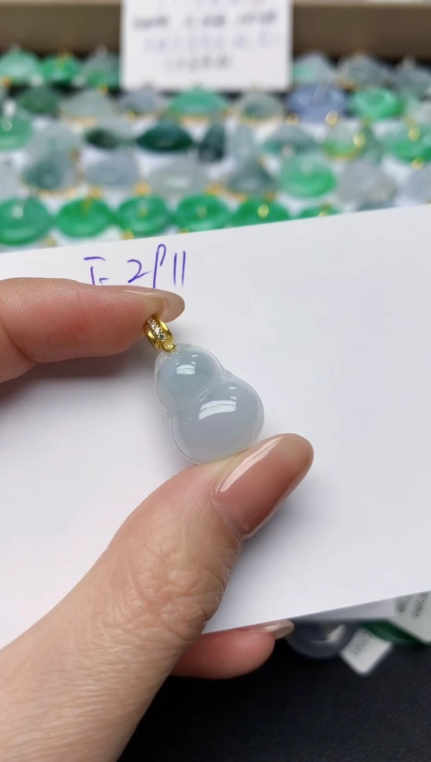 颈饰未镶嵌翡翠天然缅甸A货翡翠百元以上9元证书费自理