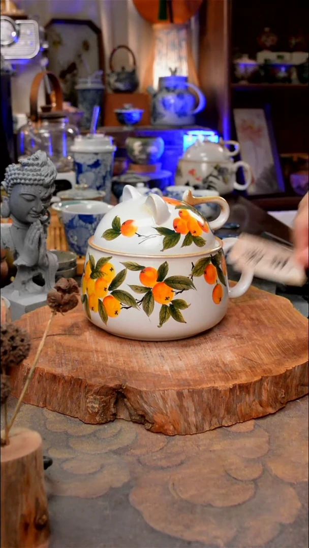 杯子琵琶手工手绘手工手绘