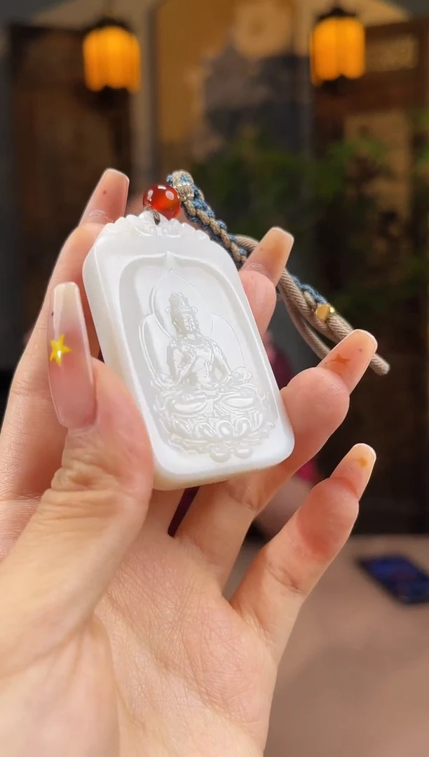 和田玉未镶嵌颈饰S004