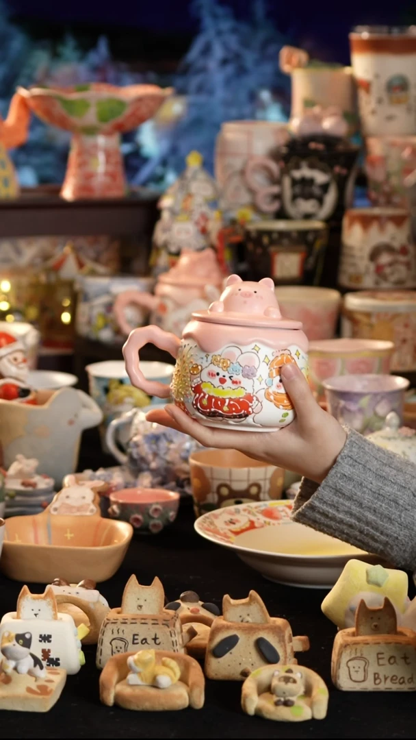 其他陶景德镇釉下彩手绘设计师款陶瓷