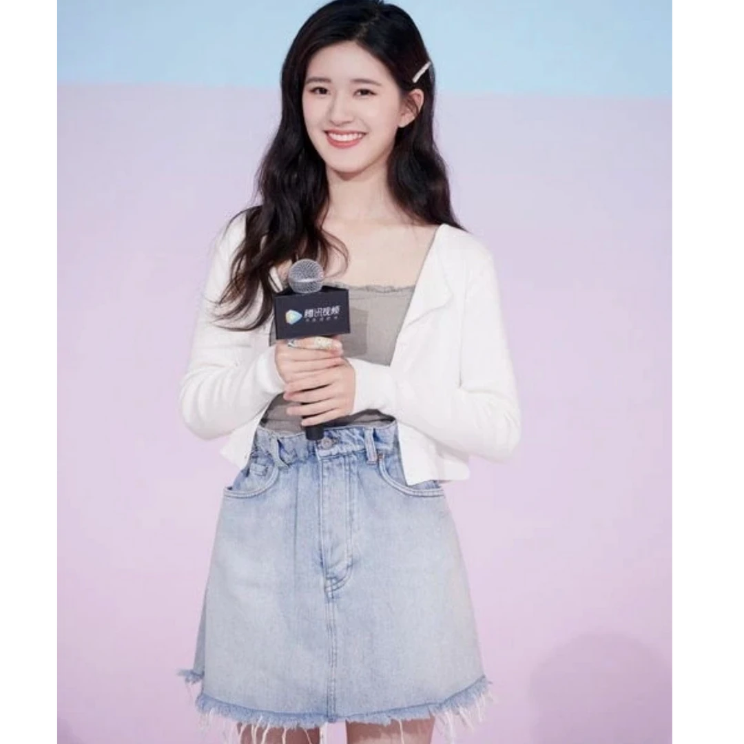 未使用 MIU MIU/缪缪 Miu Miu 牛仔花苞短裙 蓝色38
