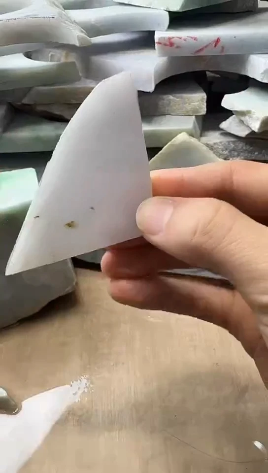 裸石翡翠天然翡翠A货花325