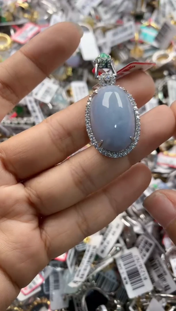银S925镶嵌戒指翡翠888    10