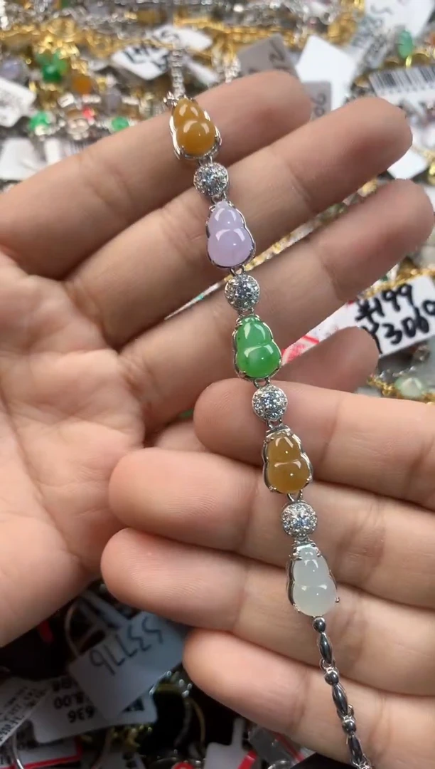 银S925镶嵌戒指翡翠12-12-12        5