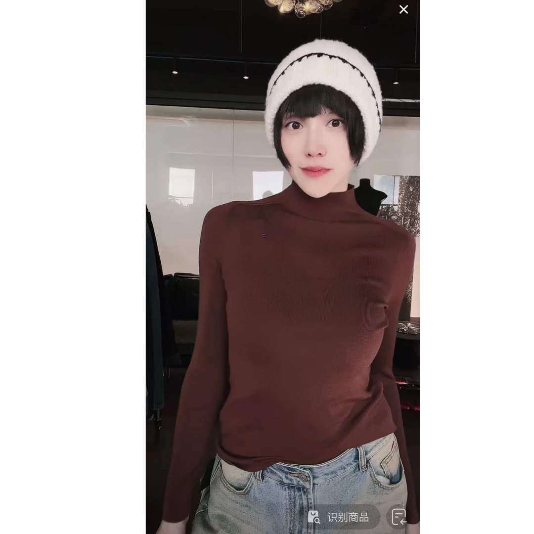 JCLP 50支 半高领四平针一体成型 2669 MY0694