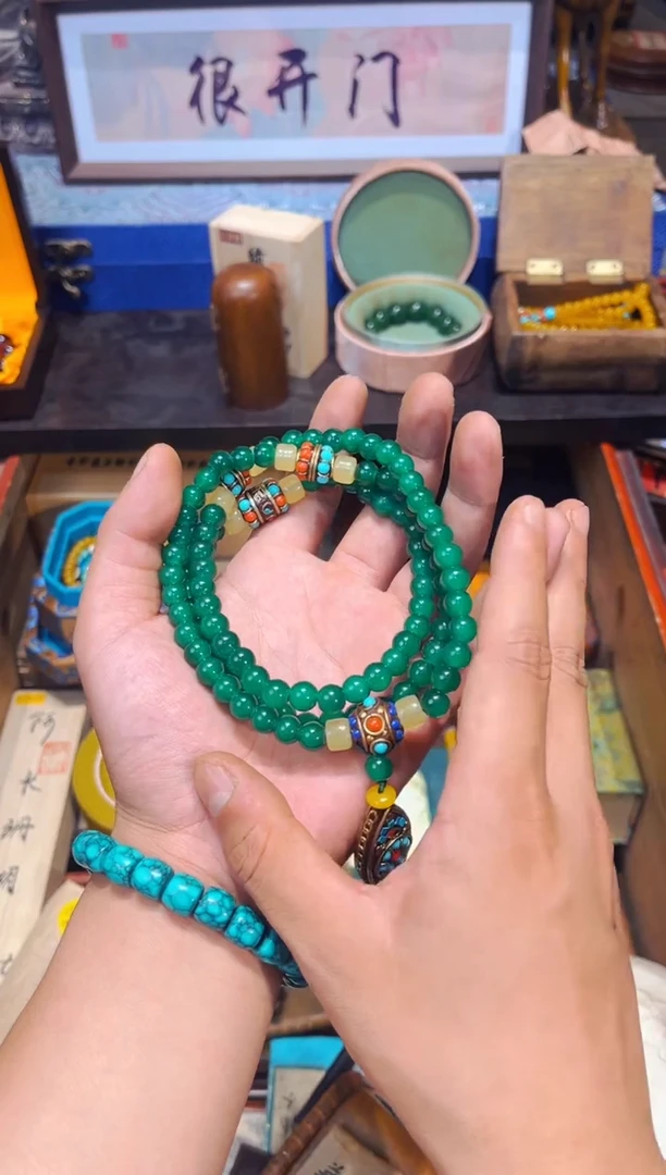 翡翠挂件未镶嵌N老七专属高端精品75