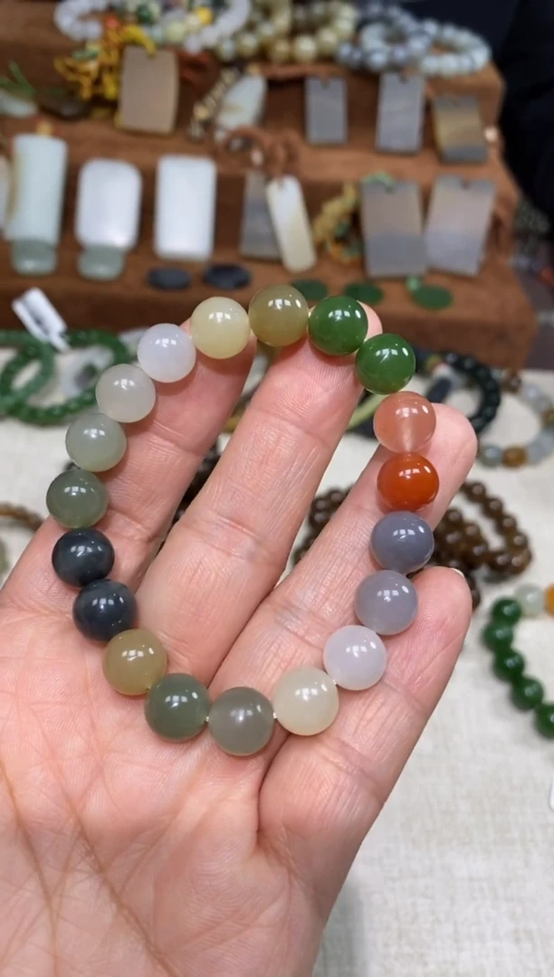 【闪购商品】和田玉手链未镶嵌颜色多样性发货拍一发一