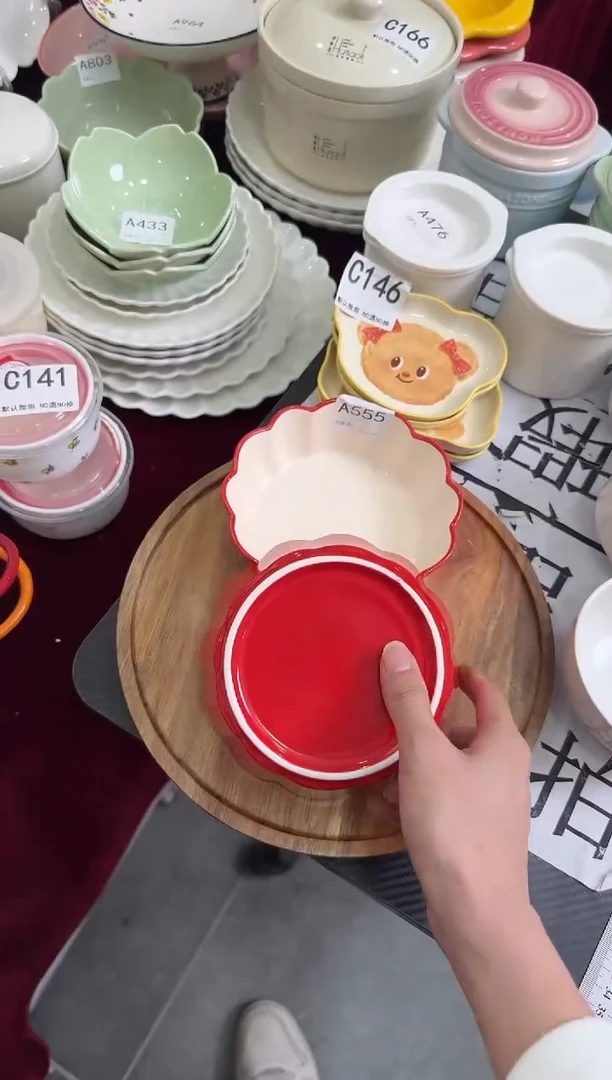 摆件陶A555-2个   库存微瑕陶瓷餐具