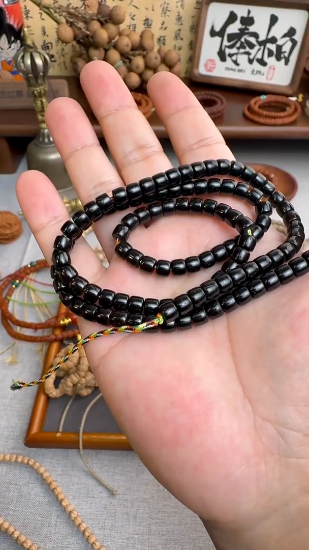 吊坠柏香籽/百香籽6*5 椰蒂油刨直切长串